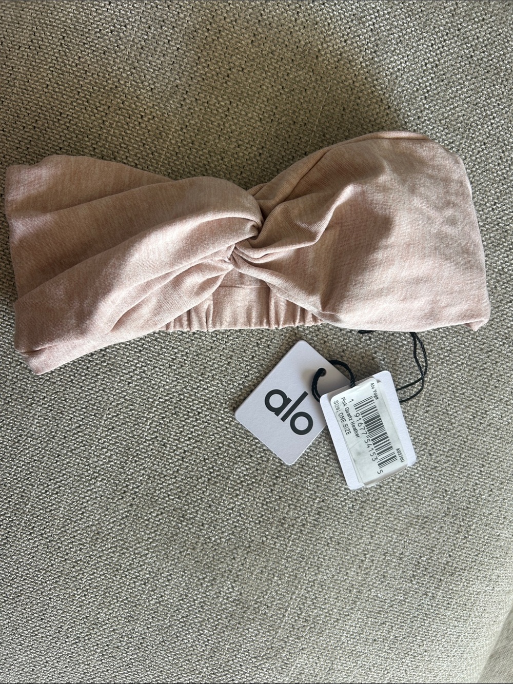 ALO Yoga Pink Twist Knot Headband